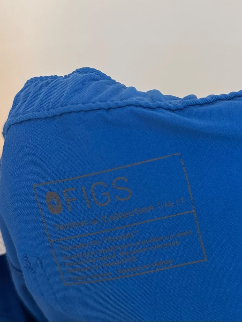 Figs Men’s Cairo Cargo Scrub Pants Size XL Tall Royal Blue PO 2771 TM3001T